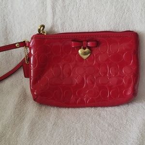 Coach Patent Leather Wristlet